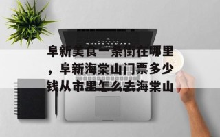 阜新美食一条街在哪里，阜新海棠山门票多少钱从市里怎么去海棠山
