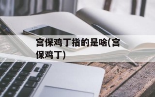 宫保鸡丁指的是啥(宫保鸡丁)