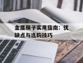 金属筷子实用指南：优缺点与选购技巧