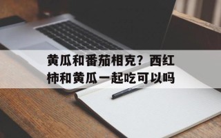 黄瓜和番茄相克？西红柿和黄瓜一起吃可以吗