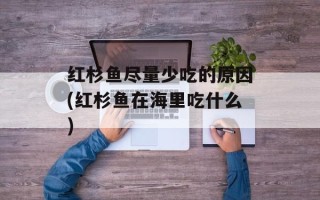 红杉鱼尽量少吃的原因(红杉鱼在海里吃什么)