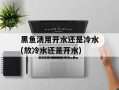 黑鱼汤用开水还是冷水(放冷水还是开水)