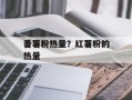 番薯粉热量？红薯粉的热量