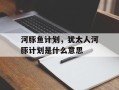 河豚鱼计划，犹太人河豚计划是什么意思