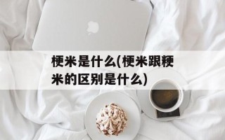 梗米是什么(梗米跟粳米的区别是什么)