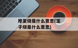 厚蛋烧是什么意思(玉子烧是什么意思)