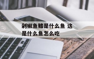 剁椒鱼鳍是什么鱼 这是什么鱼怎么吃