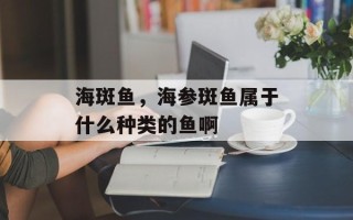 海斑鱼，海参斑鱼属于什么种类的鱼啊