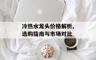冷热水龙头价格解析,选购指南与市场对比