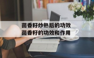 茴香籽炒熟后的功效 茴香籽的功效和作用
