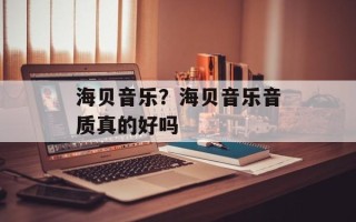 海贝音乐？海贝音乐音质真的好吗