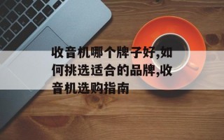 收音机哪个牌子好,如何挑选适合的品牌,收音机选购指南