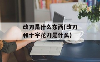 改刀是什么东西(改刀和十字花刀是什么)