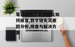 笔记本数字键盘错乱如何修复,数字键失灵原因分析,排查与解决方案