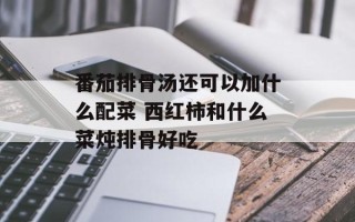 番茄排骨汤还可以加什么配菜 西红柿和什么菜炖排骨好吃