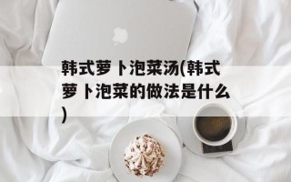 韩式萝卜泡菜汤(韩式萝卜泡菜的做法是什么)