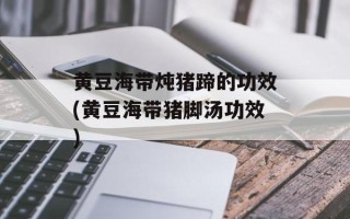 黄豆海带炖猪蹄的功效(黄豆海带猪脚汤功效)