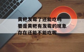 黄粑发霉了还能吃吗 要是黄粑有发霉的现象存在还能不能吃呢