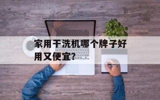 家用干洗机哪个牌子好用又便宜？
