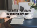 韩国泡菜是中国进口的吗(韩国泡菜是中国的吗)