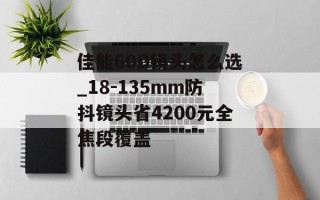 佳能60D镜头怎么选_18-135mm防抖镜头省4200元全焦段覆盖