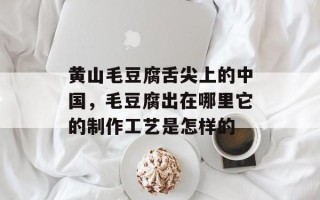 黄山毛豆腐舌尖上的中国，毛豆腐出在哪里它的制作工艺是怎样的