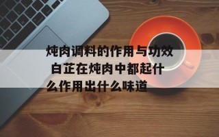 炖肉调料的作用与功效 白芷在炖肉中都起什么作用出什么味道