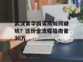 武汉菁华园买房如何避坑？这份全流程指南省30万