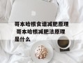 哥本哈根食谱减肥原理 哥本哈根减肥法原理是什么