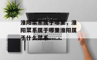 淮阳菜系属于哪里，淮阳菜系属于哪里淮阳属于什么菜系