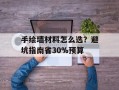 手绘墙材料怎么选？避坑指南省30%预算