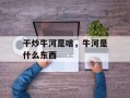 干炒牛河是啥，牛河是什么东西