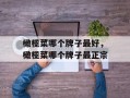 橄榄菜哪个牌子最好，橄榄菜哪个牌子最正宗