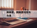 鹅肠菜，鹅肠菜功效与作用