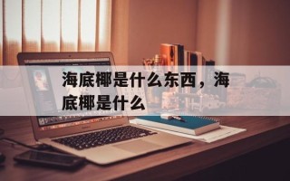 海底椰是什么东西，海底椰是什么