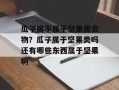 瓜子属不属于坚果类食物？瓜子属于坚果类吗还有哪些东西属于坚果啊
