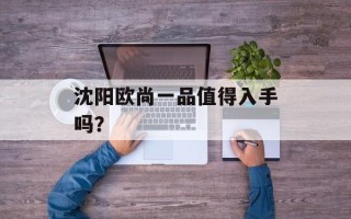 沈阳欧尚一品值得入手吗？