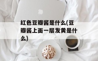 红色豆瓣酱是什么(豆瓣酱上面一层发黄是什么)