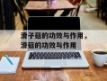 滑子菇的功效与作用，滑菇的功效与作用