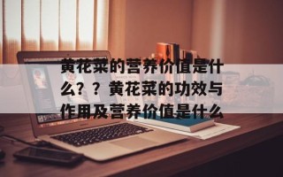 黄花菜的营养价值是什么？？黄花菜的功效与作用及营养价值是什么