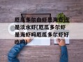 厄瓜多尔白虾是海虾还是淡水虾(厄瓜多尔虾是海虾吗厄瓜多尔虾好吃吗)