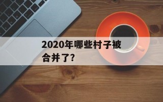 2020年哪些村子被合并了？