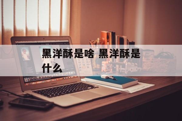 黑洋酥是啥 黑洋酥是什么-第1张图片-