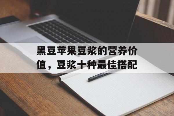 黑豆苹果豆浆的营养价值，豆浆十种最佳搭配-第1张图片-