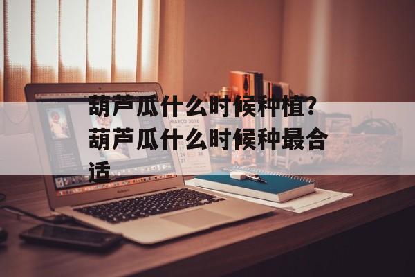 葫芦瓜什么时候种植？葫芦瓜什么时候种最合适-第1张图片-