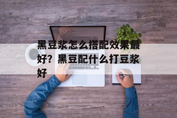 黑豆浆怎么搭配效果最好？黑豆配什么打豆浆好-第1张图片-