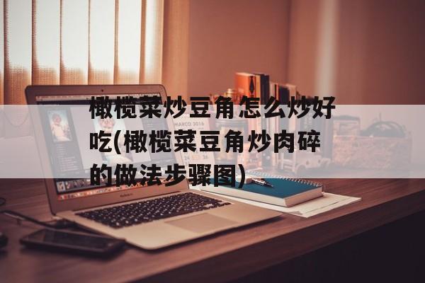 橄榄菜炒豆角怎么炒好吃(橄榄菜豆角炒肉碎的做法步骤图)-第1张图片-