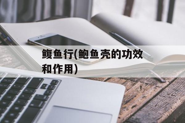 鳆鱼行(鲍鱼壳的功效和作用)-第1张图片-