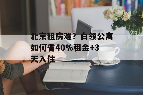 北京租房难？白领公寓如何省40%租金+3天入住-第1张图片-